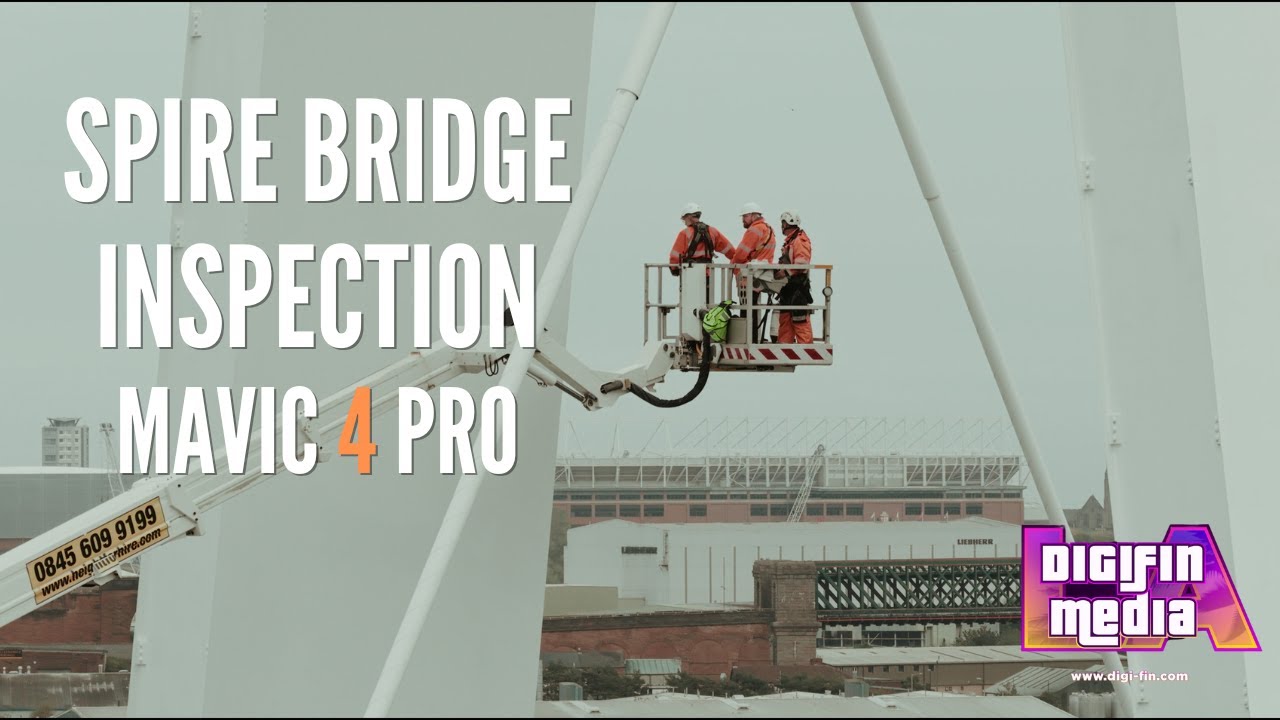 Spire Bridge Sunderland Inspection Mavic 4 Pro