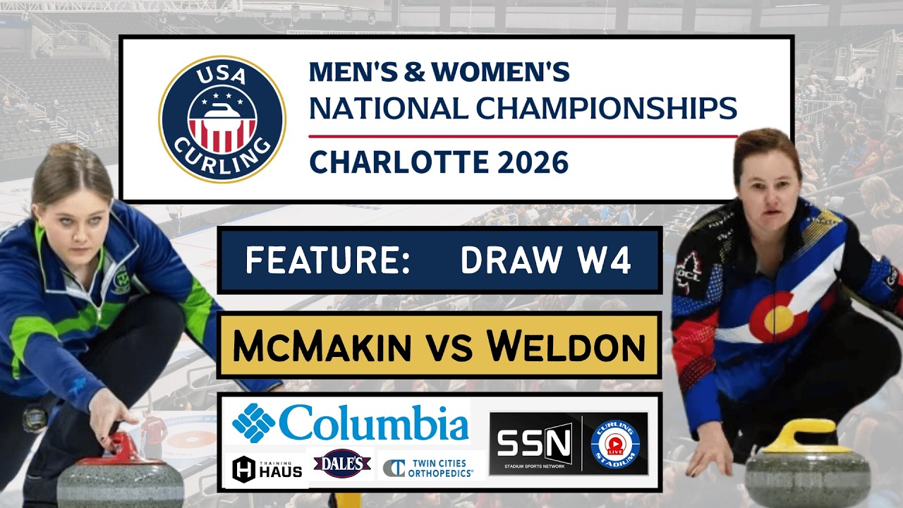FEATURE: Christine McMakin vs. BriAnna Weldon - Draw W4 - USA Curling National Championships [C]