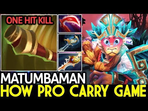 Matumbaman [Monkey King] How Pro Player Carry Game One Hit Kill 7.21 Dota 2