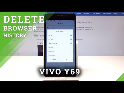 How to Reset Browser Data in VIVO Y69 - Delete History & Cookies