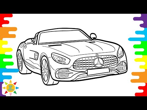 Mercedes 63 AMG Coloring Pages | Mercedes Coloring Pages | JJD - A New Adventure