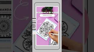 Intermediate Mandalas Coloring Book - 19 Pages, PDF Printable, Handcrafted Designs - US Letter Size
