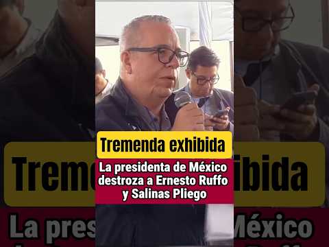 La presidenta de México destroza a Ernesto Ruffo y Salinas Pliego ##usa #ultimahora #noticias