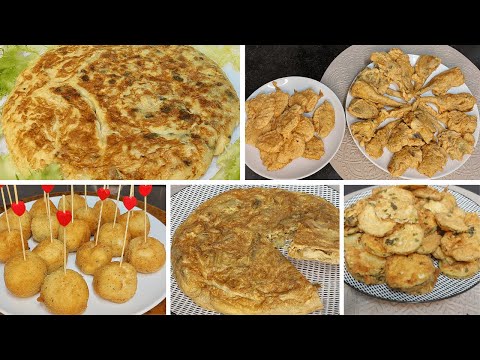 5 PLATOS FÁCILES EN 5 MINUTOS, Recetas  Fáciles y Ricas y con  muy pocos ingredientes