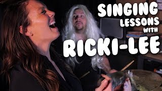 Trish Gets A Singing Lesson From Ricki-Lee