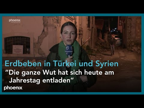 Katharina Willinger (ARD-Korrespondentin) zum Jahrestag des Erdbebens in der Türkei und Syrien