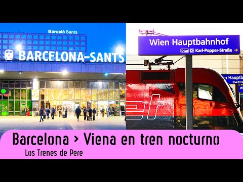 Train Barcelona - Vienna via Paris - NightJet TGV InOui