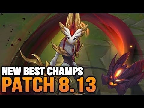 New Best Champions in Patch 8.13 SEASON 8 for Climbing in EVERY ROLE (League of Legends)