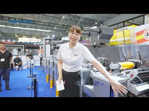 WEIGANG ZJR-350G Flexo Printing Machine – Live Demo at Labelexpo Europe 2025, Barcelona