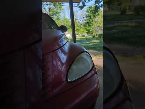 Cleaning headlights with WD-40