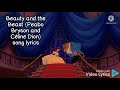 Beauty And The Beast Peabo Bryson And Céline Dion Song Lyrics The Beauty And The Beast