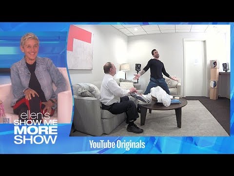 【艾倫秀】亞當李維其實是個怕寂寞的人？ (Ellen in Adam Levine's Ear)
