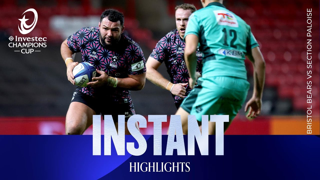 Instant Highlights - Bristol Bears v Section Paloise | Investec Champions Cup 2025/26