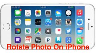How To Rotate Photo On iPhone