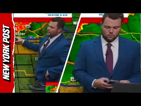 Minnesota meteorologist Nick Jansen blasted for texting wife during severe weather report
