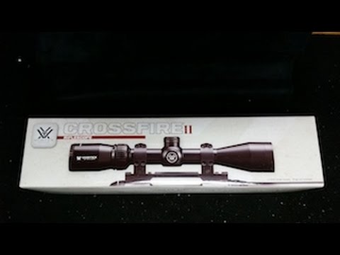 vortex crossfire II scope unboxing and first look
