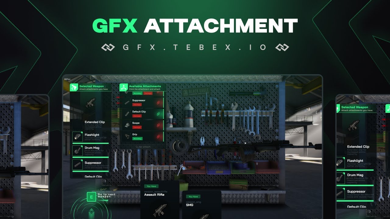 GFX Fivem Advanced Attachment Script