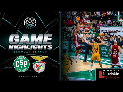 Limoges CSP v SL Benfica | Week 2 | Highlights - Basketball Champions League 2022/23