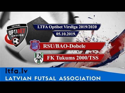RSU/BAO-Dobele - FK Tukums 2000/TSS [LTFA Optibet Virslīga 2019/20 Highlights]
