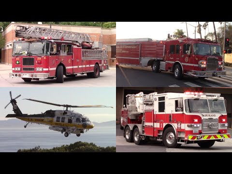 Fire Trucks & Police Responding - Best of 2021 Compilation Part II: July - December