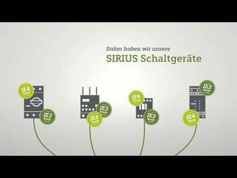 SIRIUS Schaltgeräte IE3/IE4 optimiert