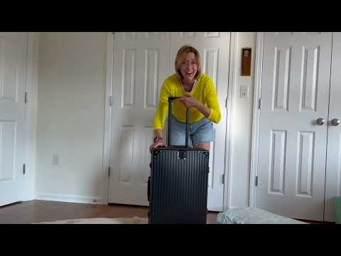 Light, Durable, Lockable, Dependable Luggage - Review + Demo - HotWay Luggage with Aluminum Frame