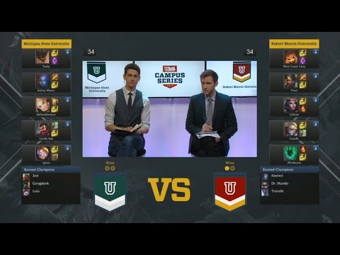 RMU vs MSU Highlights Game 2 - Robert Morris University vs Michigan State - ULOL CAMPUS SERIES 2016