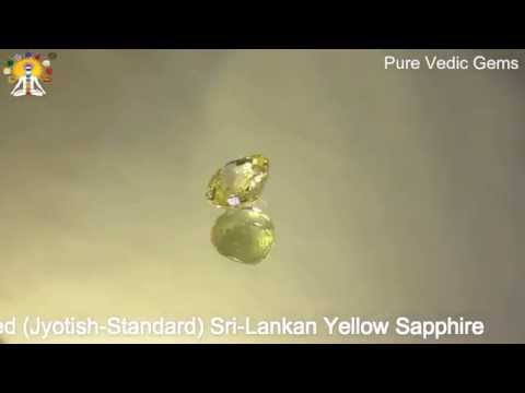 Yellow sapphire 9.34ct.On-Demand video