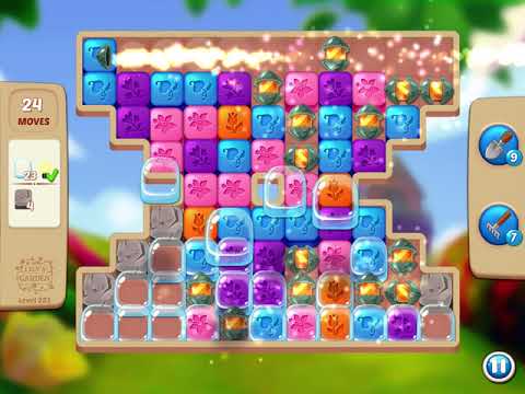 Lily’s Garden: Design & Relax - Day 8 - Level 223 - Hard - Hot Streak - FULL STORY - CaroGamesNL