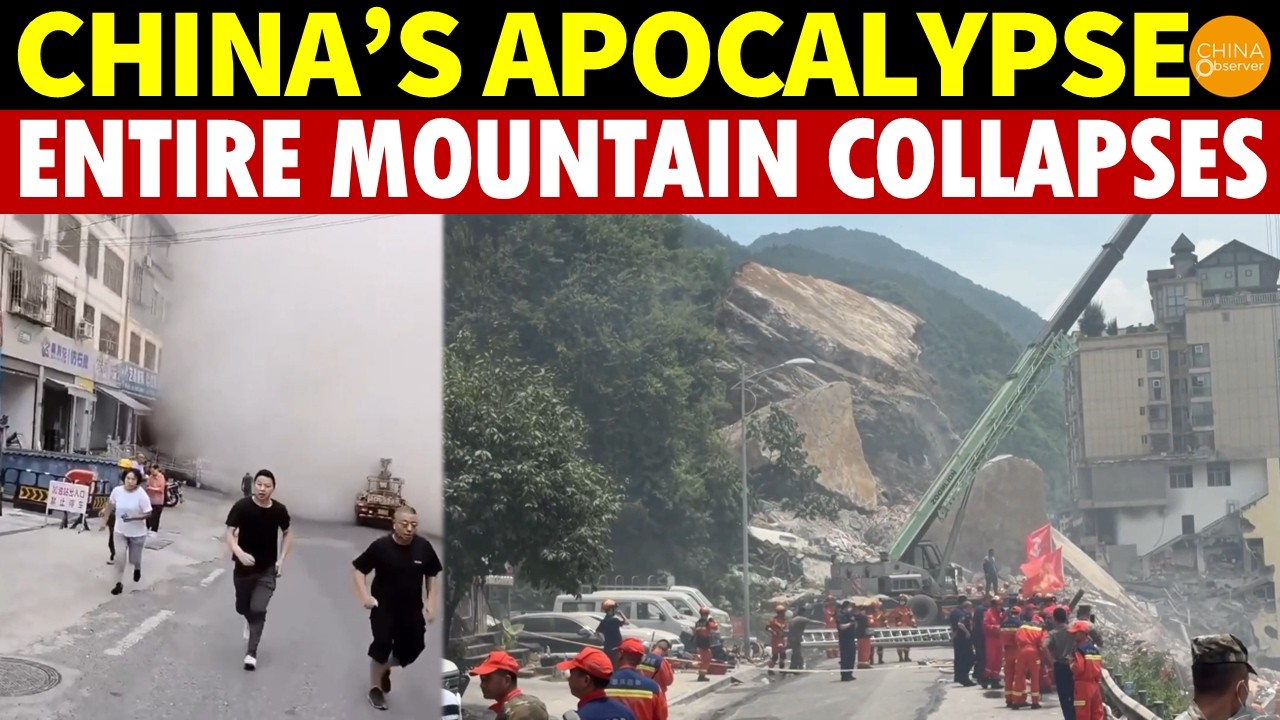 China’s Apocalypse? Entire Mountain Collapses, Buildings Buried, Hundreds Trapped