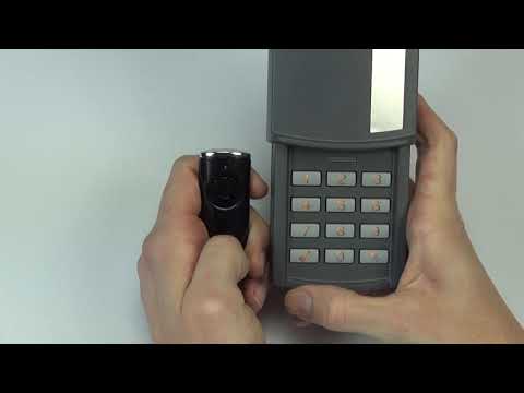 Programme a FCT 10 BS Wireless Keypad Code Switch to a Garador Garamatic | Hormann Promatic Handset