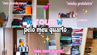 TOUR PELO MEU NOVO QUARTO 🧚‍♀️💕 *tour antes da transformação*