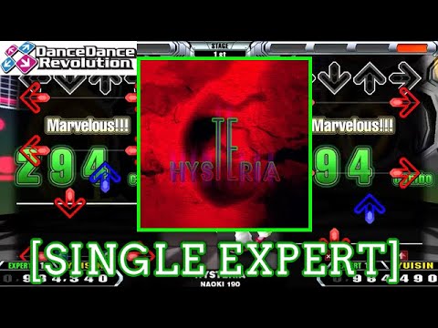 【DDR 4th】 HYSTERIA / NAOKI 190 [SINGLE EXPERT] 譜面確認 Play