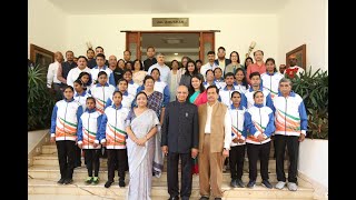 02.06.2023 : Governor gives send off to Divyang Olympicians going for Berlin Special Olympics;?>