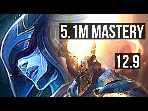 LISSANDRA vs PANTHEON (MID) | 5.1M mastery, 900+ games, 3/3/19 | KR Diamond | 12.9