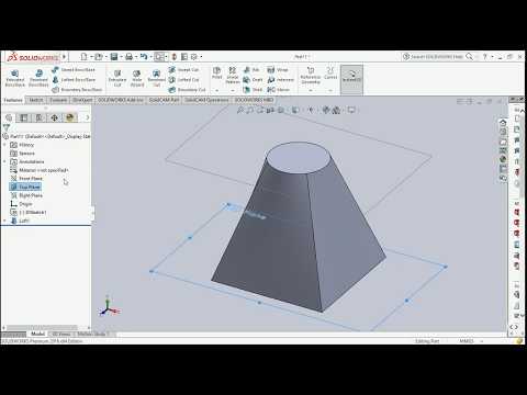 Loft-SolidWorks 2016 basic tutorial for beginners
