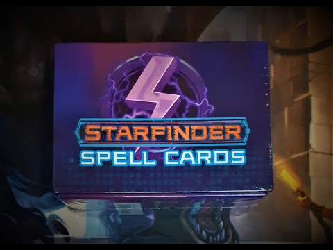 Starfinder Spell Cards Unboxing and Review