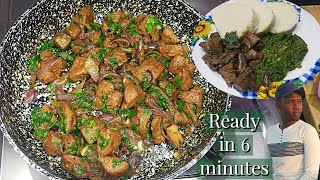 Liver dry fry recipe || Good liver should be ready in 6 minutes only! || How to cook liver