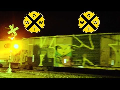 Secret Night Vision Camera Used To Film Freight Train