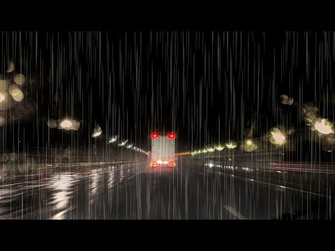 ☔️Heavy Rain Driving for Deep Sleep💤