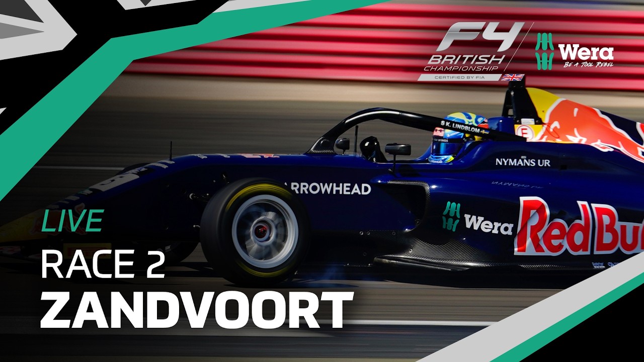📺 LIVE | Round 5 | Race 2 | Zandvoort | Wera Tools British F4