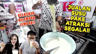 ATRAKSI SUSU MURNI SHI JACK SAMBIL DILEMPAR KERENNN !!