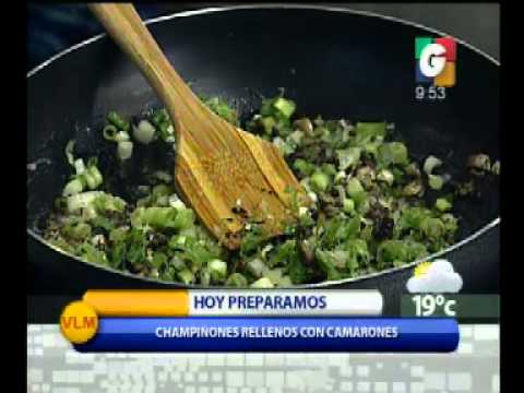Soya Pac - VLC: Champinones rellenos de camarones