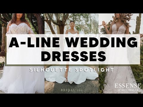 Silhouette Spotlight: A-Line Wedding Dresses