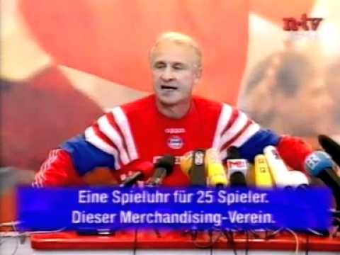 Trapattoni Pressekonferenz mit Untertitel von n-tv