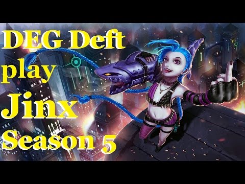 Jinx - EDG Deft | Jinx vs Kalista | Season 5 | Learn to play Jinx better | Best Jinx plays