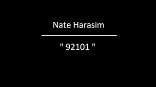 Nate Harasim - 92101