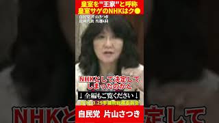 【自民党・片山さつき】反日NHKの闇…内部に韓国KBS! 反日偏向と皇室不敬を国会で暴く！【2012年3月29日参議院総務委員会】