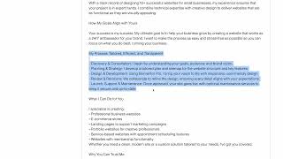 Web Designer Upwork Profile Review