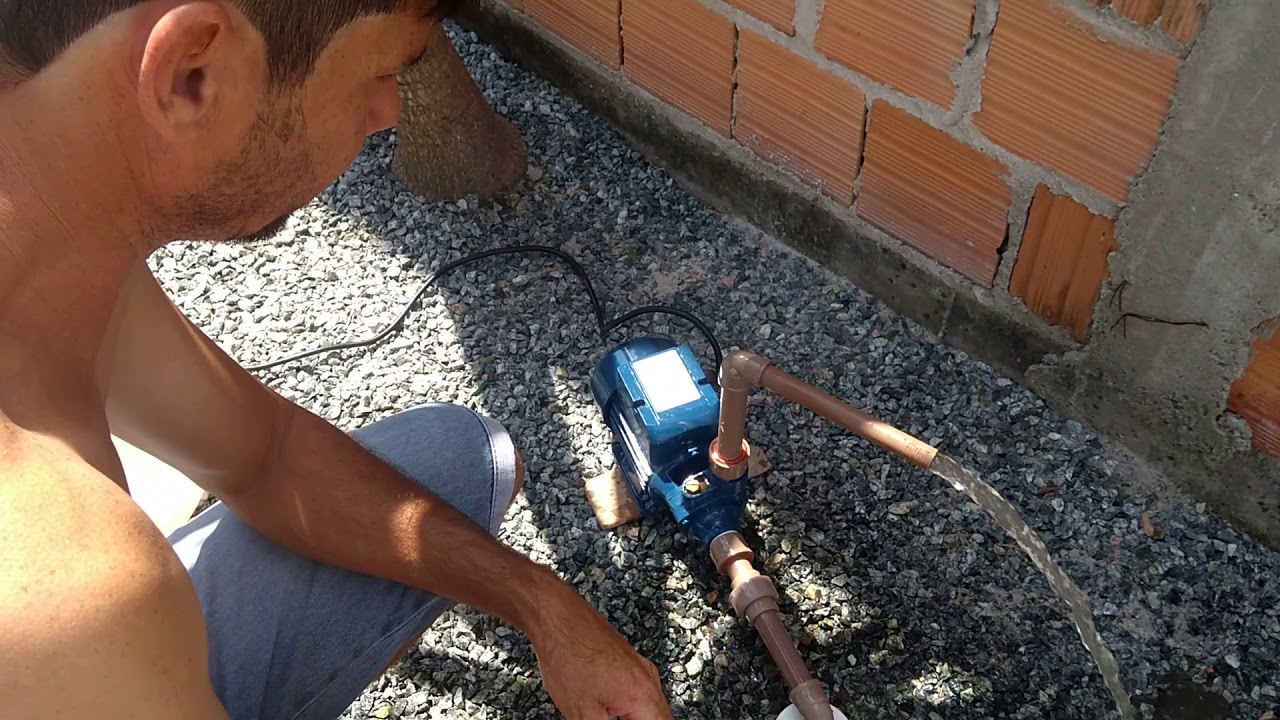 Como tirar ar da bomba motor poço !